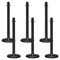Mr. Chain Black Medium Duty Stowable Stanchion, 6PK 93703-6 - alternate 1
